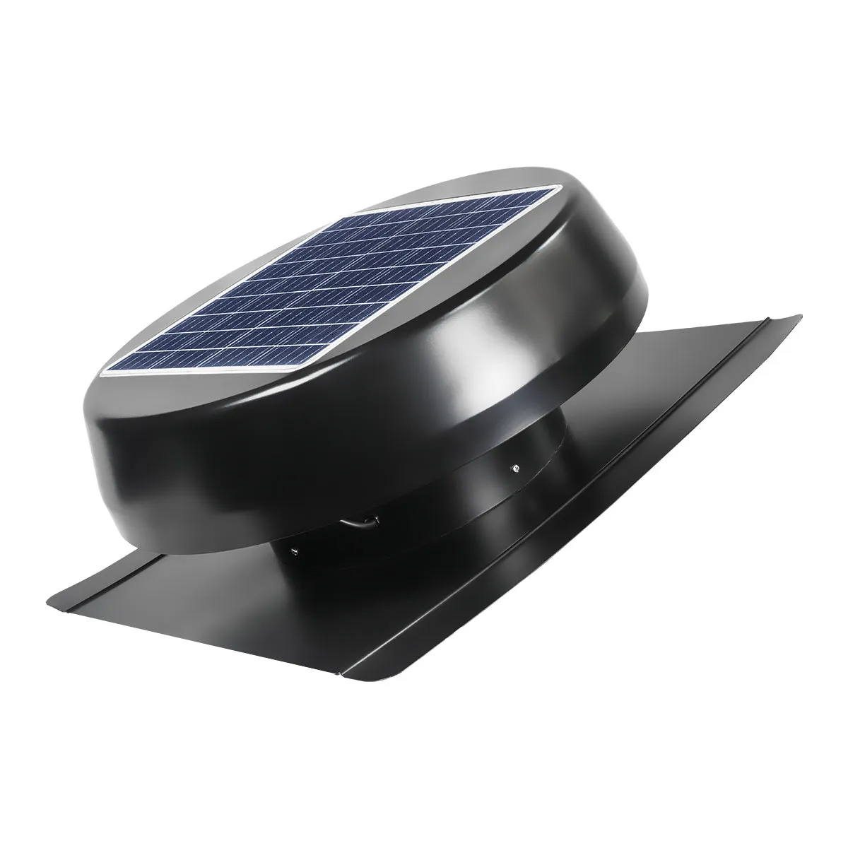 1,030 CFM Steel Solar Powered Roof Mount Attic Ventilator with Integrated 25-Watt Solar Panel