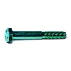 1/4"-20 x 2" Green Rinsed Zinc Grade 5 Hex Cap Screws (326 pcs.)