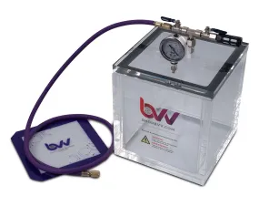 2 Gallon Square Acrylic Wall Vacuum Chamber