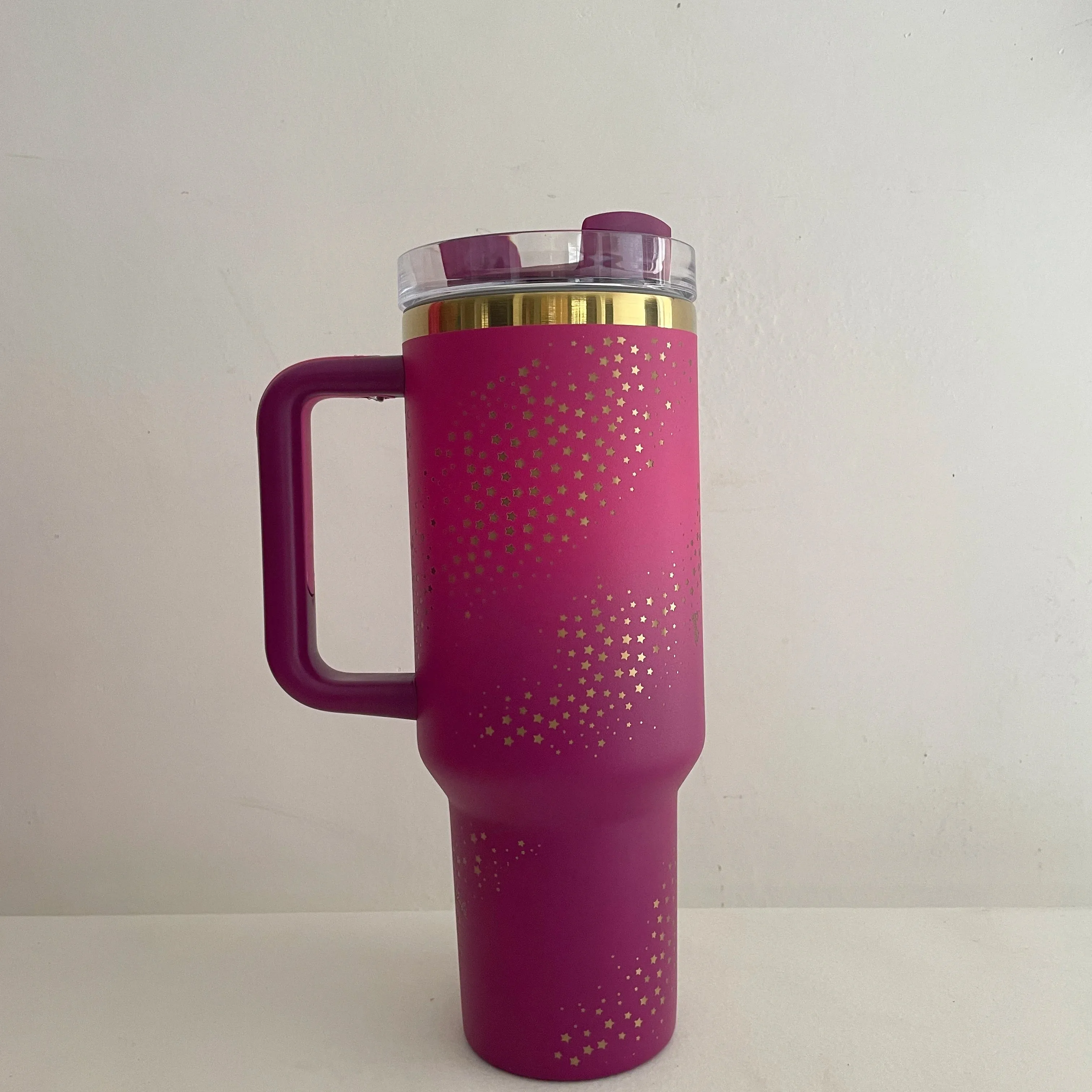 2024 NEW Barbie Handle Straw Lid Stainless Steel 40oz Vacuum Insulated Car Mug Double Wall Hot Ice Travel Mug