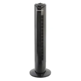 29-inch Oscillating Tower Fan - Black