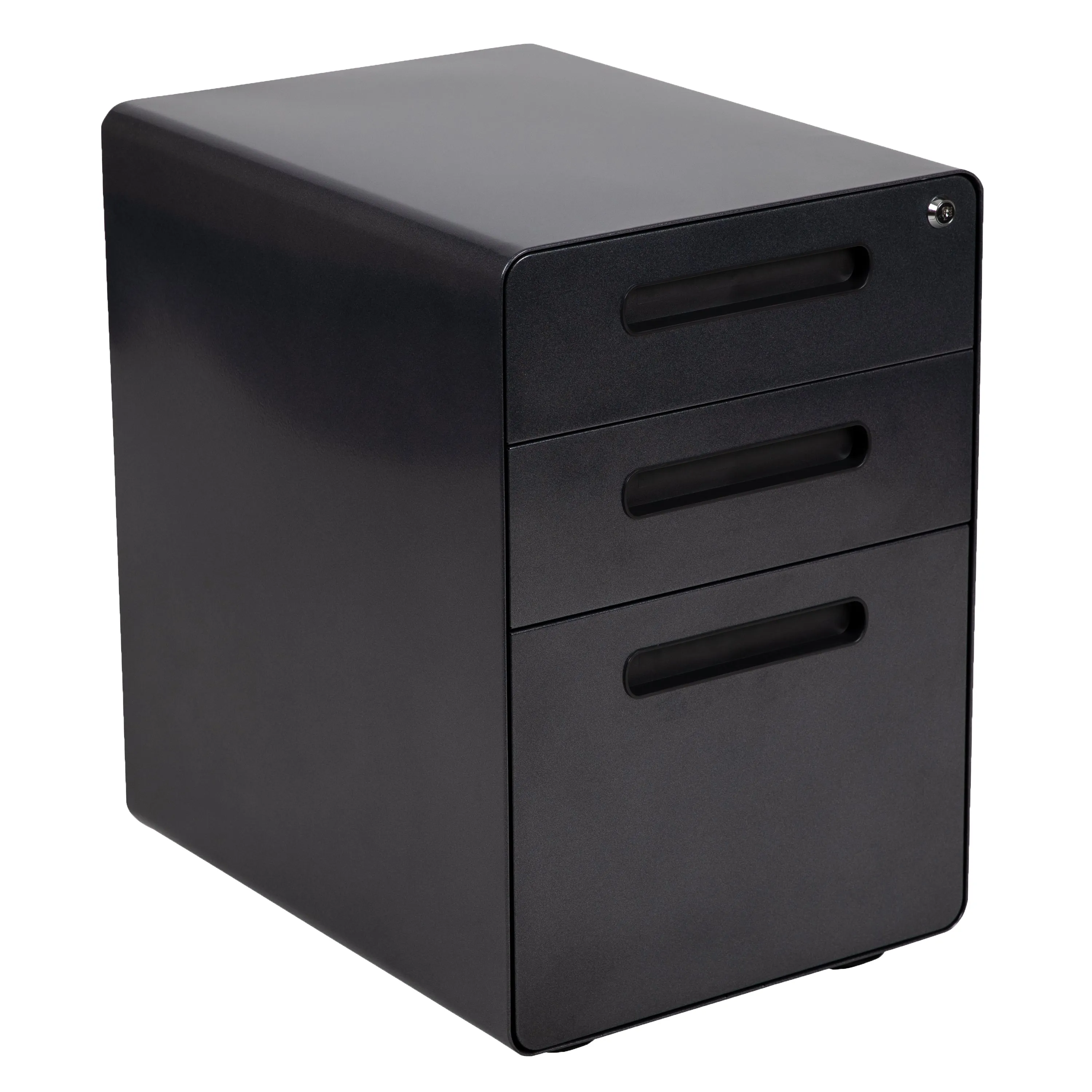 3-Drawer Filing Cabinet-Black HZ-AP535-01-BK-GG