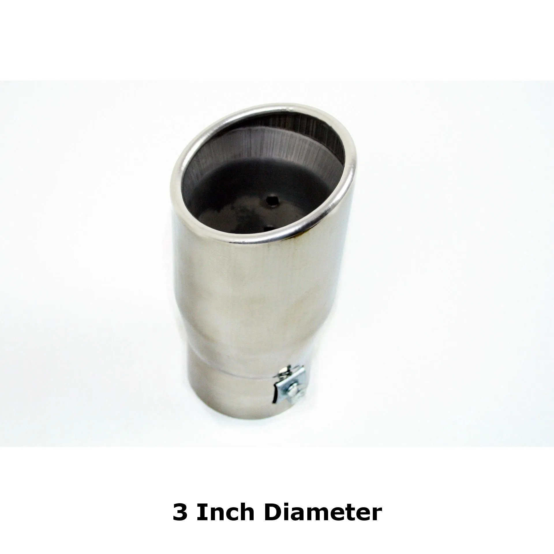 3 Inch Diameter Stainless Steel Short Exhaust Tip