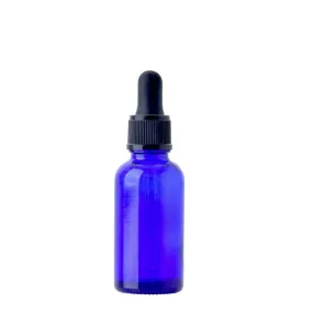 30ml Cobalt Blue Glass Dropper Bottle