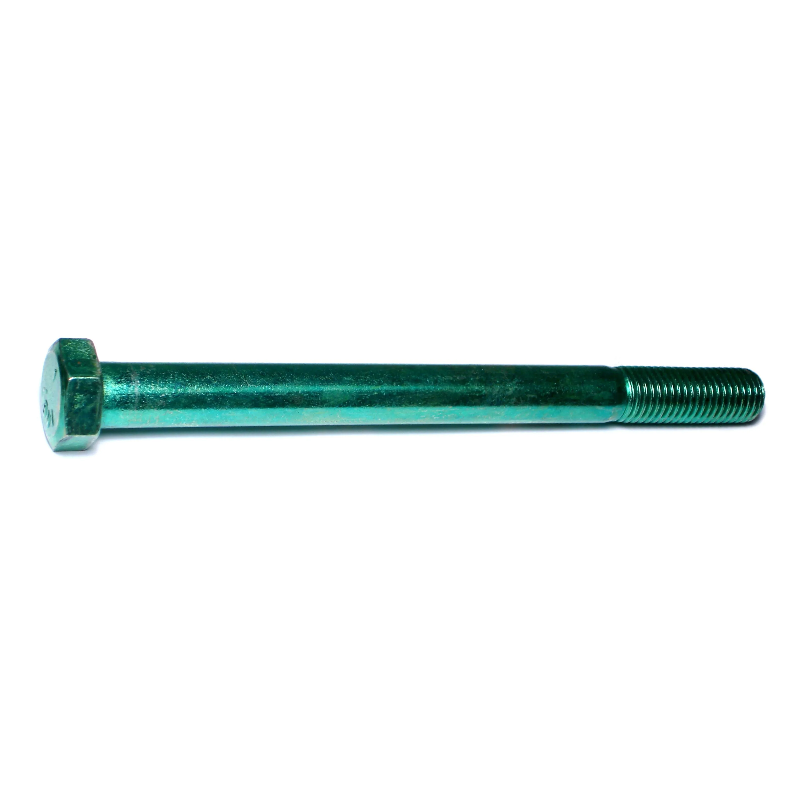 3/4"-10 x 9" Green Rinsed Zinc Grade 5 Hex Cap Screws (9 pcs.)