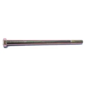 3/8"-16 x 7" Zinc Plated Grade 8 Steel Coarse Thread Hex Cap Screws