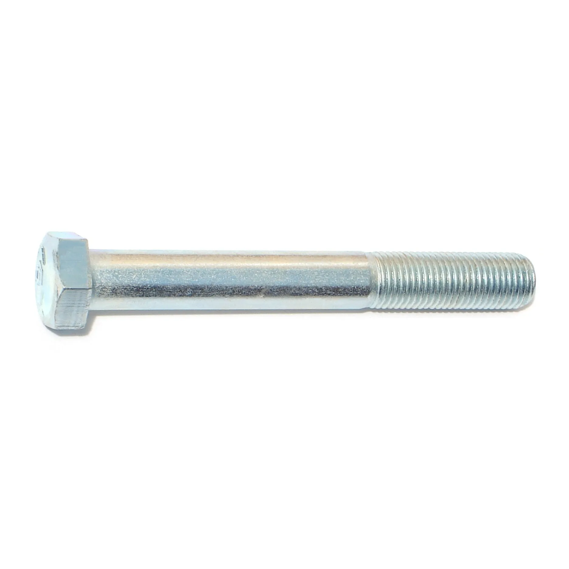 3/8"-24 x 3" Zinc Plated Grade 5 Steel Fine Thread Hex Cap Screws