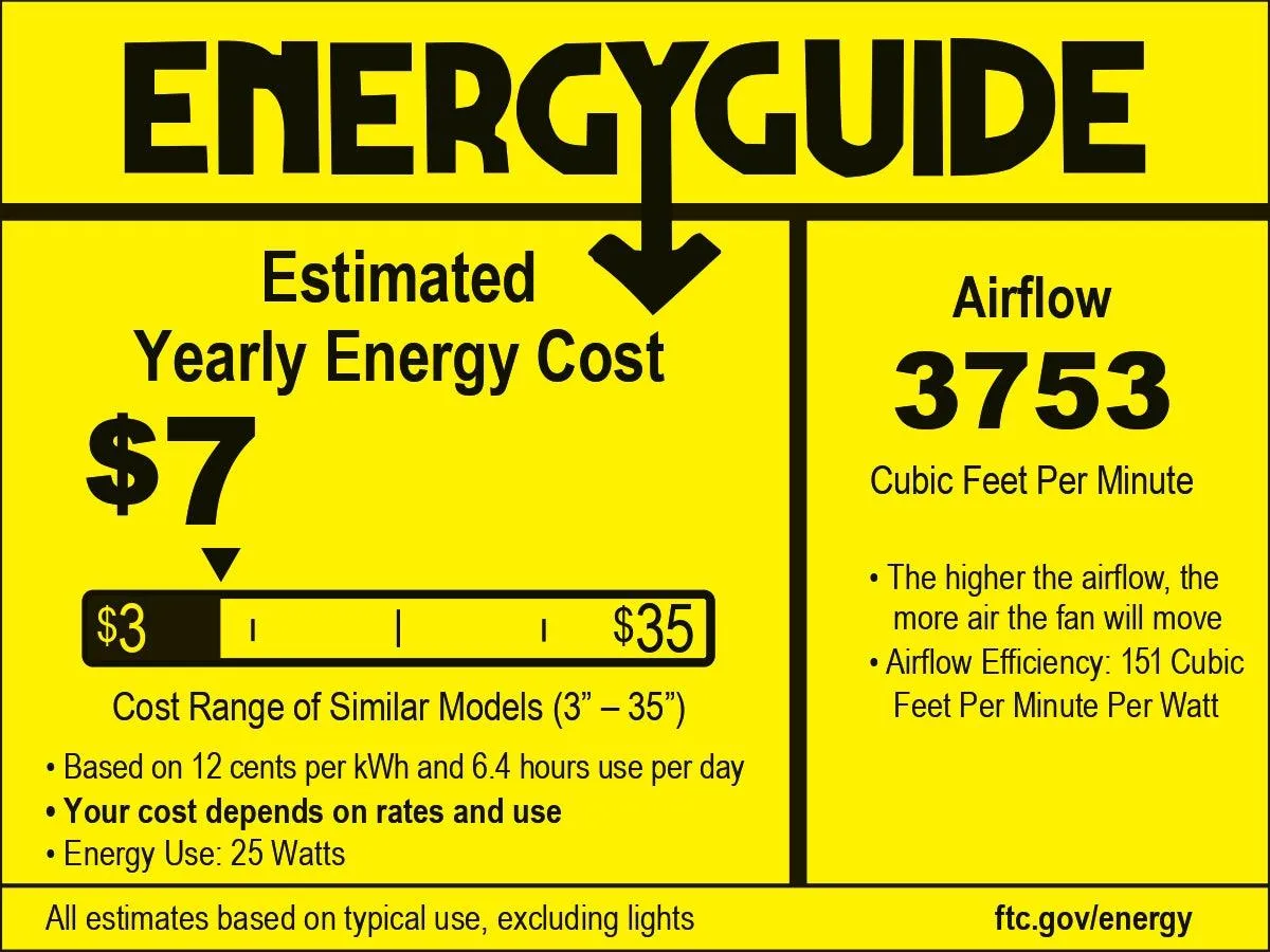 52" Vaczon 5 Blades Ceiling Fan with LED Light and Remote Control