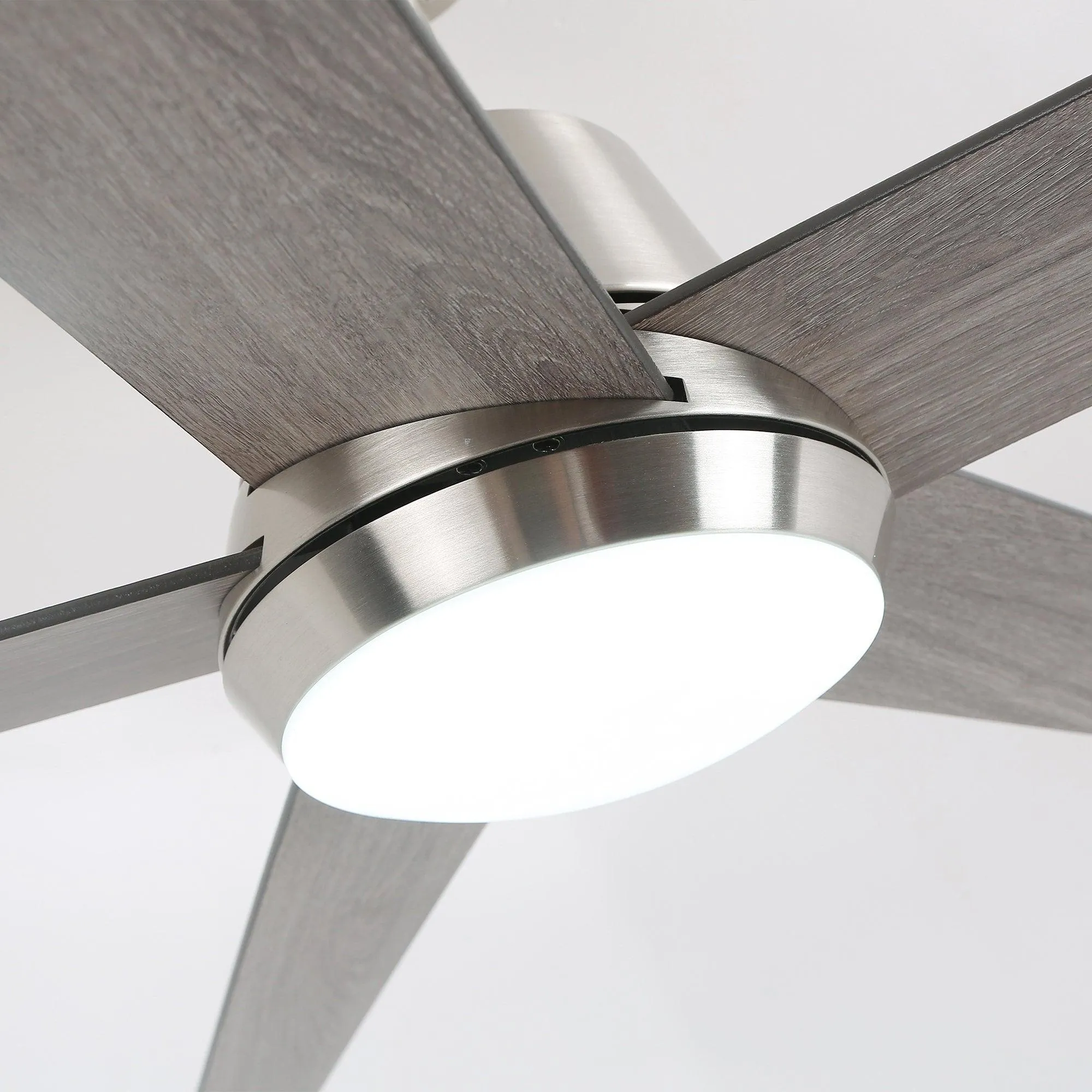 52" Vaczon 5 Blades Ceiling Fan with LED Light and Remote Control