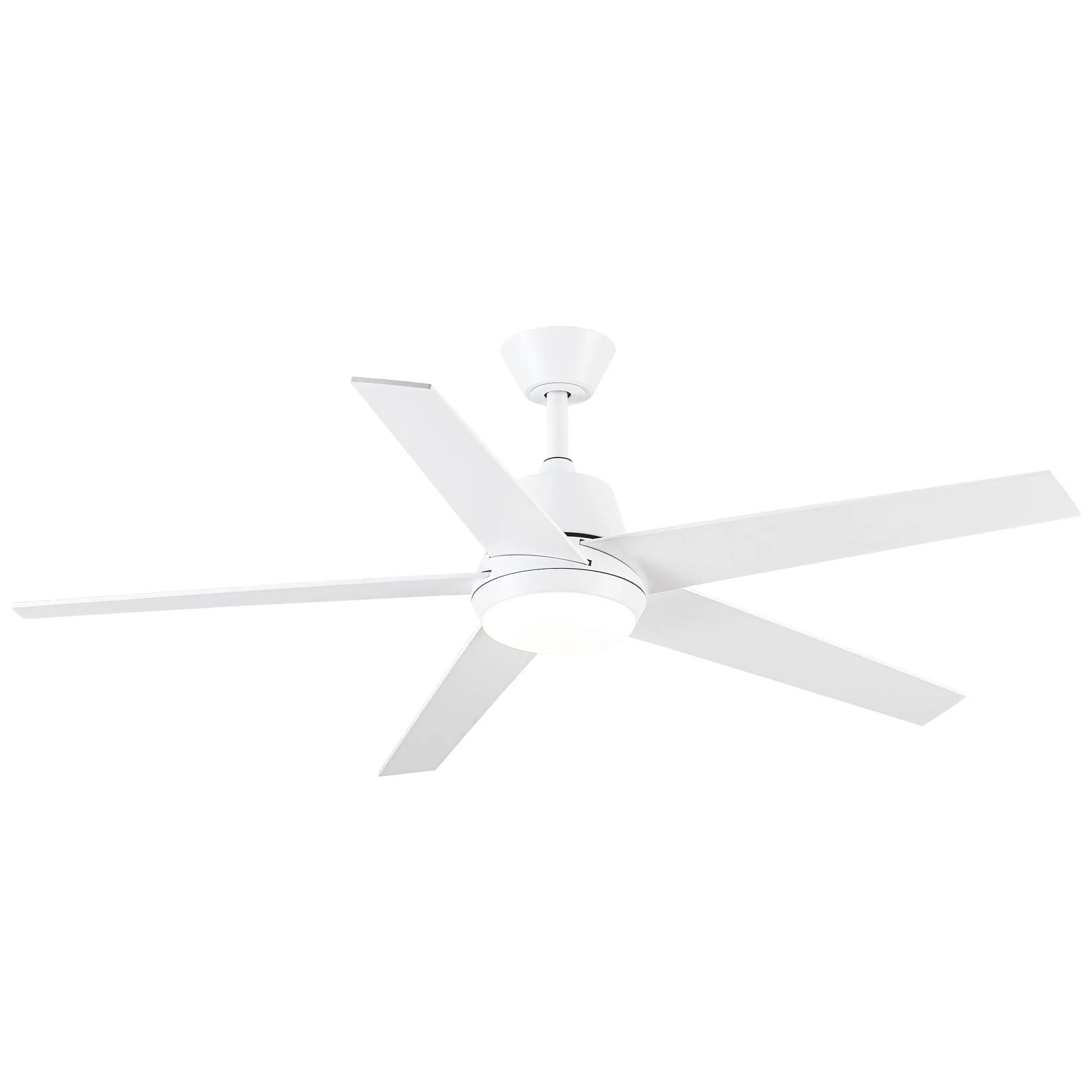 52" Vaczon 5 Blades Ceiling Fan with LED Light and Remote Control