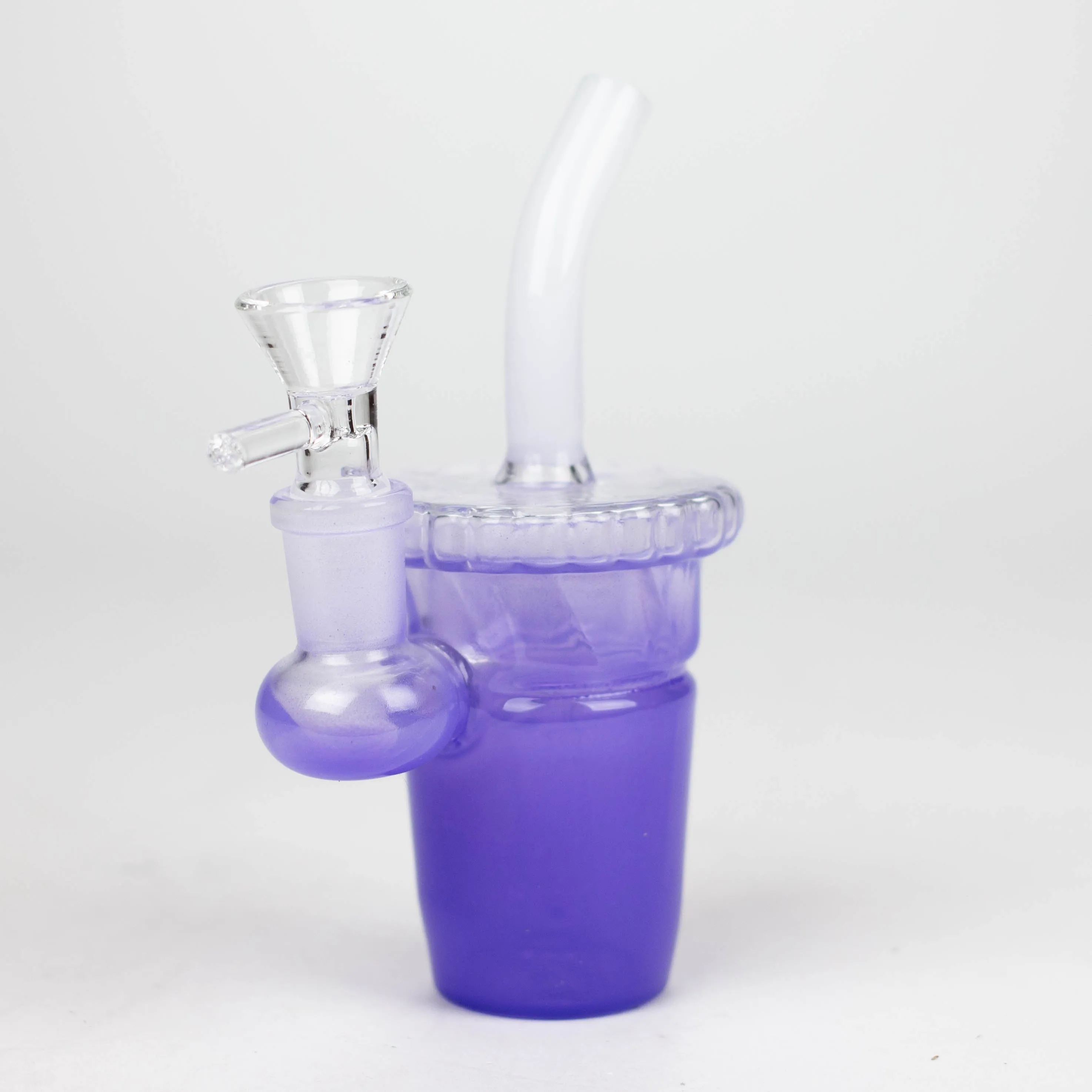 5.5" Cup Water Bong With Straw