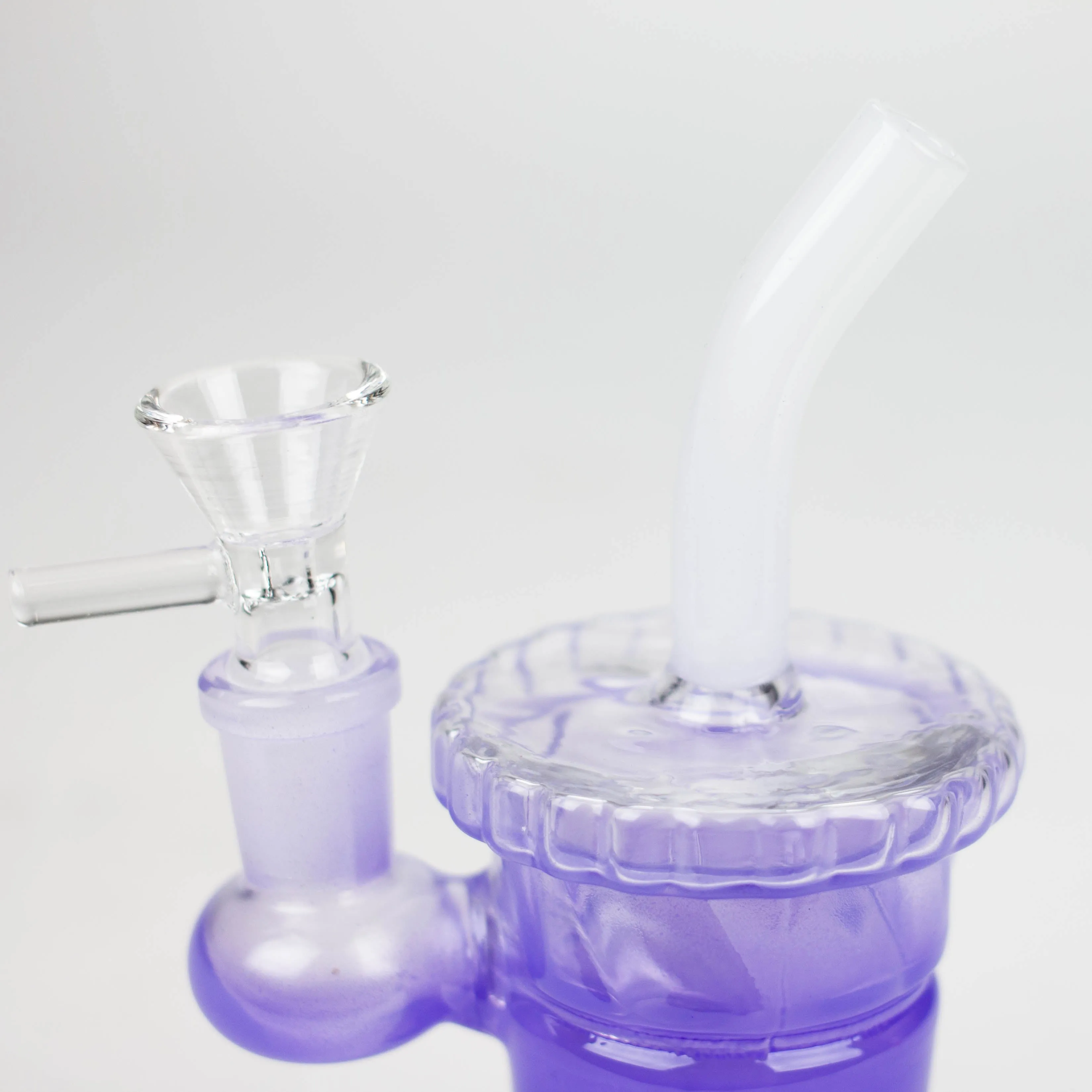 5.5" Cup Water Bong With Straw