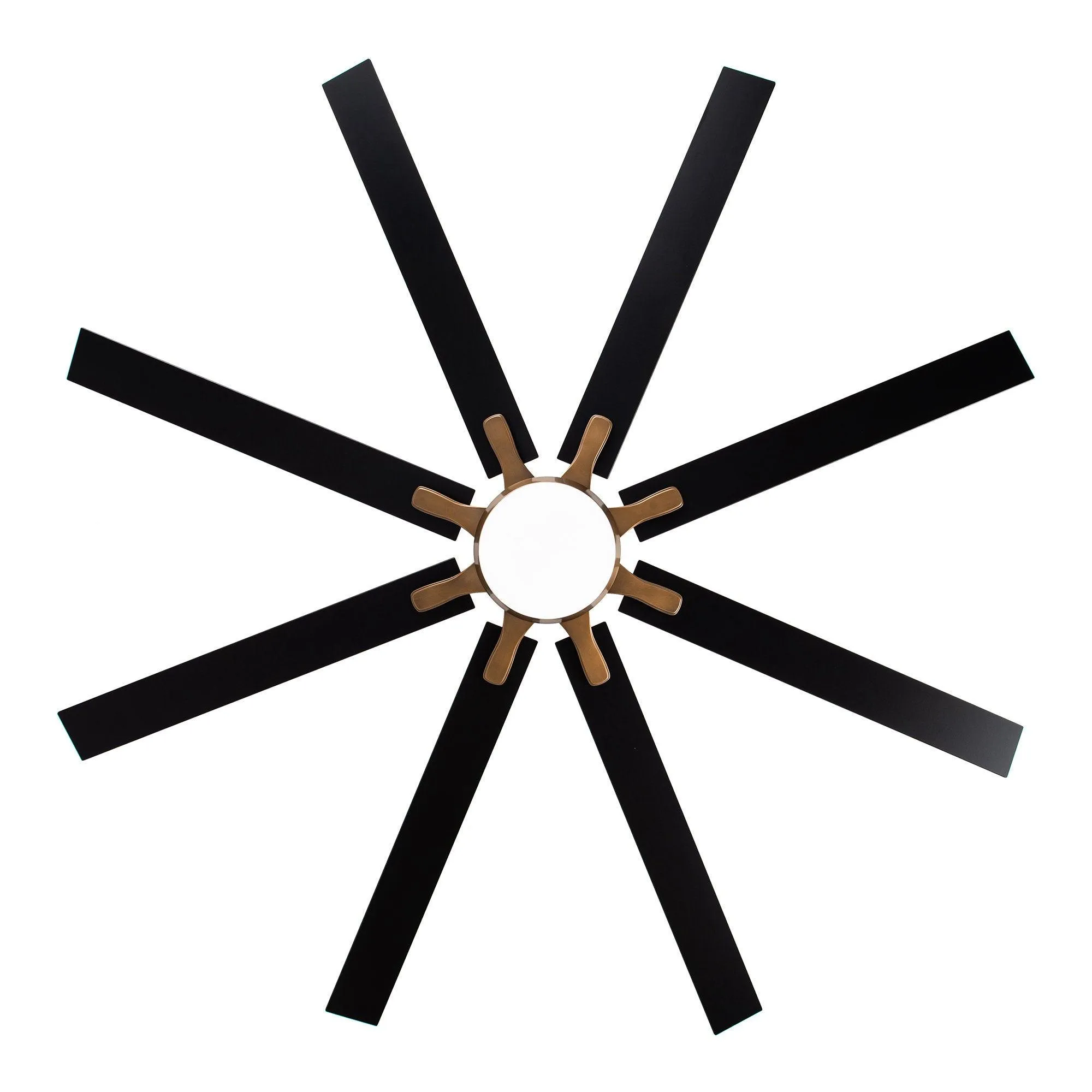 65" Balachandran Industrial DC Motor Downrod Mount Ceiling Fan with LED Lighting and Remote Control