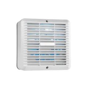 670/1020m³/h Ventair Commercial Auto Shutter Window Fan - Standard Switch in White - FAN0519, FAN0521