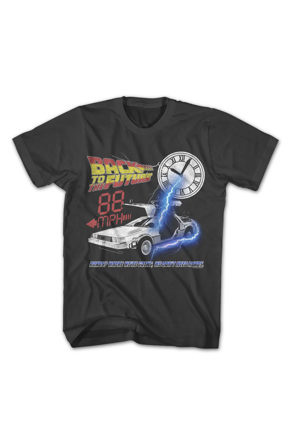 88 MPH We Don't Need Roads Back To The Future T-Shirt