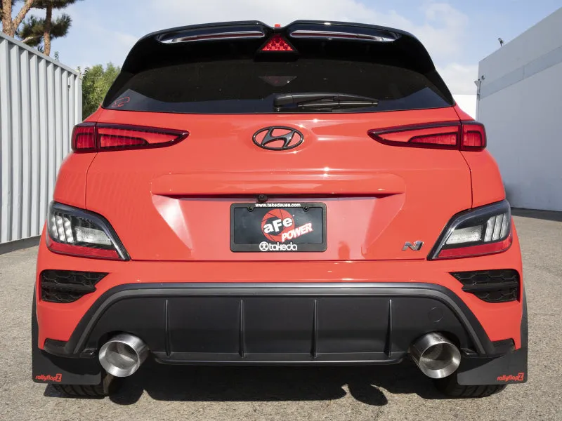 aFe 22-23 Hyundai Kona N L4-2.0L (t) Takeda 3in 304 SS Cat-Back Exhaust System w/ Polished Tips