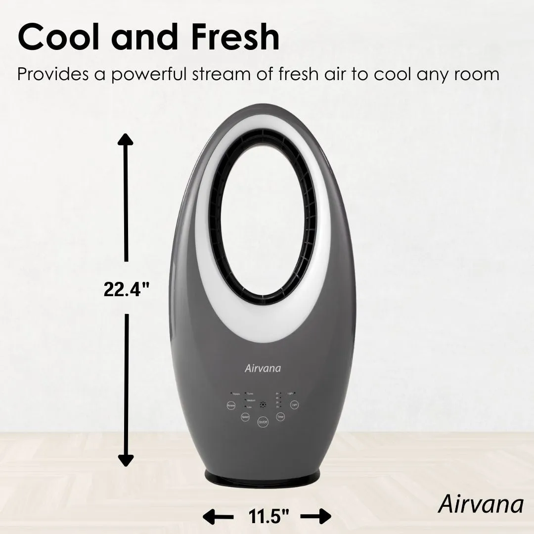 Airvana Bladeless Vortex Fan with Filter and Remote AV1700FAN