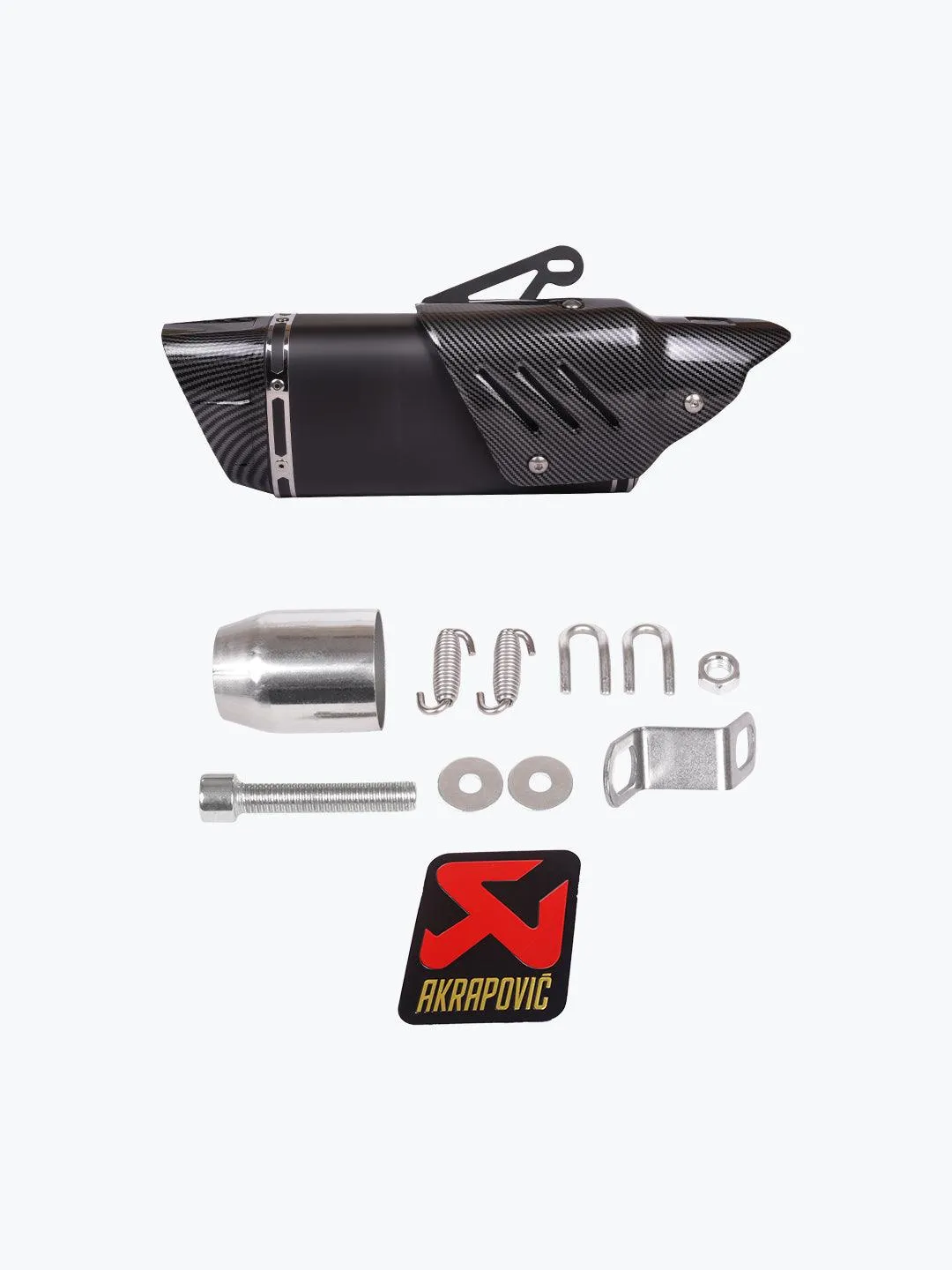 Akrapovic Centre Black End Carbon Shield Exhaust