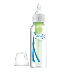 Anti-Colic Options  Narrow-Neck Glass Feeding Bottle - 250 ml