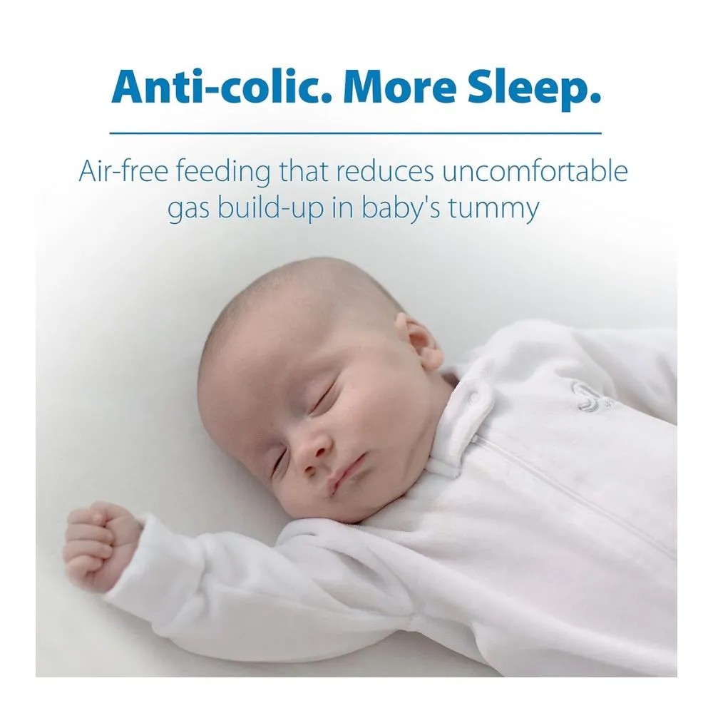 Anti-Colic Options  Narrow-Neck Glass Feeding Bottle - 250 ml