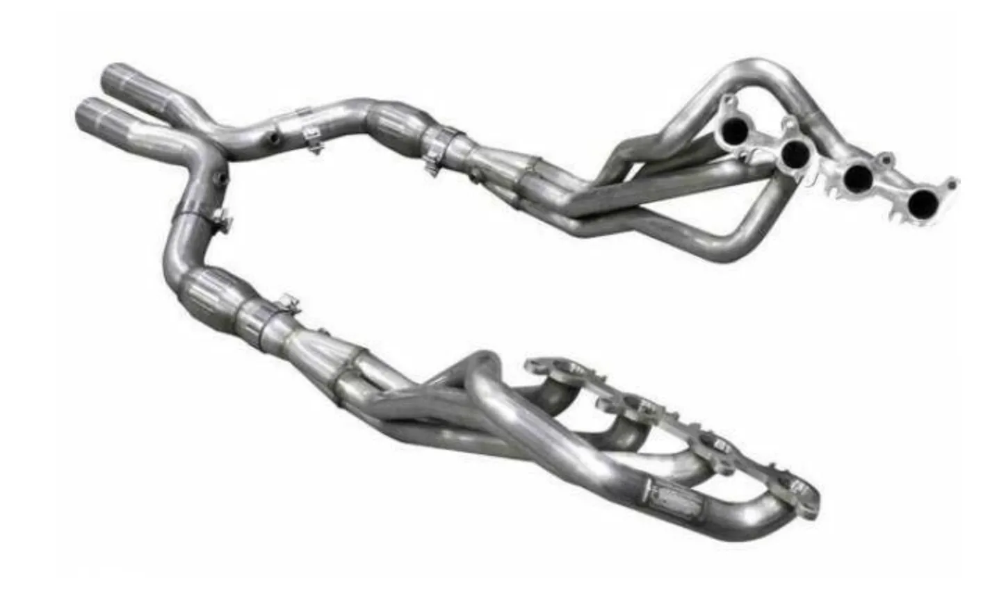 ARH 1-7/8" x 3" Longtube Headers with Offroad Connection Pipes - Direct Connection for CORSA Catback Systems (2018  Mustang GT)