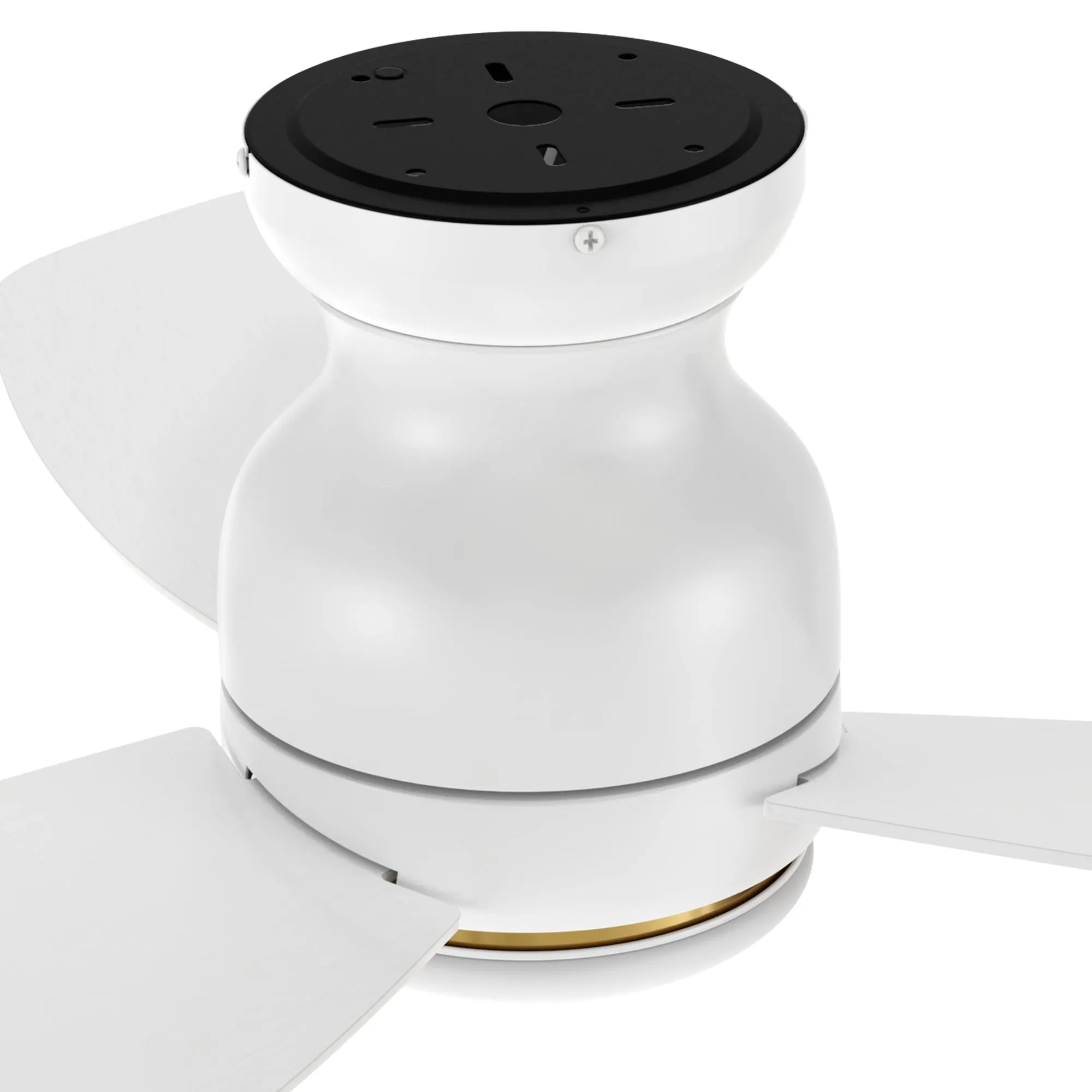 Arran Low Profile Ceiling Fan with LED Light and Remote 44 inch