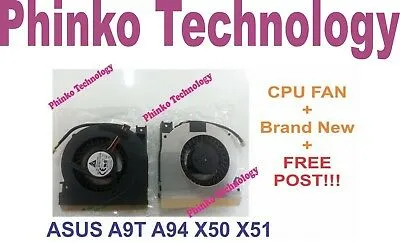 Asus A9T A94 X50 X51 X53 X50Q F5  Cpu Cooling Fan