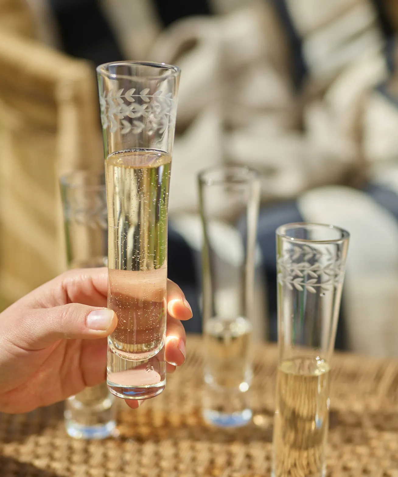 Avery Prosecco Glasses, Set of Four