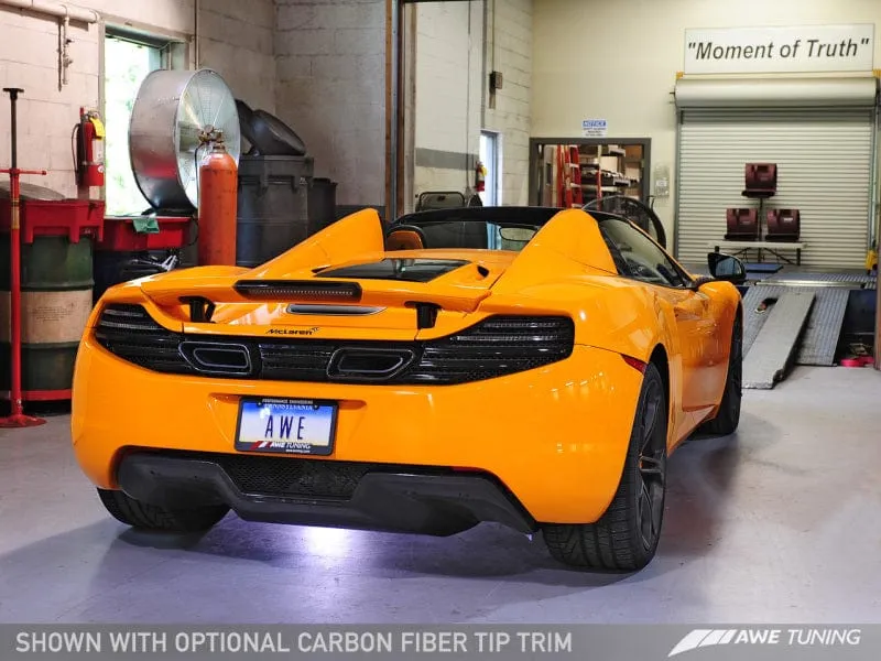 AWE McLaren MP4-12C Performance Exhaust - Black Tips