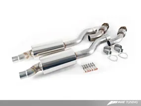 AWE Tuning B8 / B8.5 S5 Sportback Touring Edition Exhaust - Resonated - Chrome Silver Tips