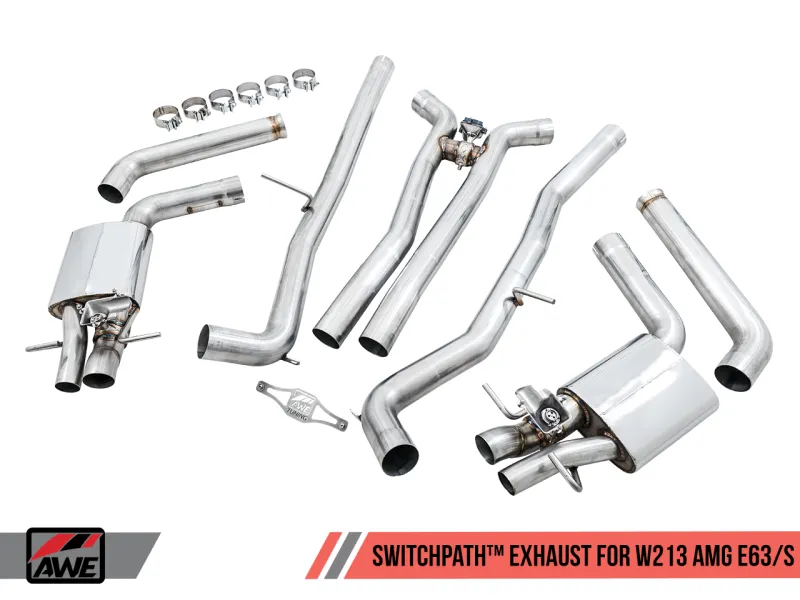 AWE Tuning Mercedes-Benz W213 AMG E63/S Sedan/Wagon SwitchPath Exhaust System - for DPE Cars