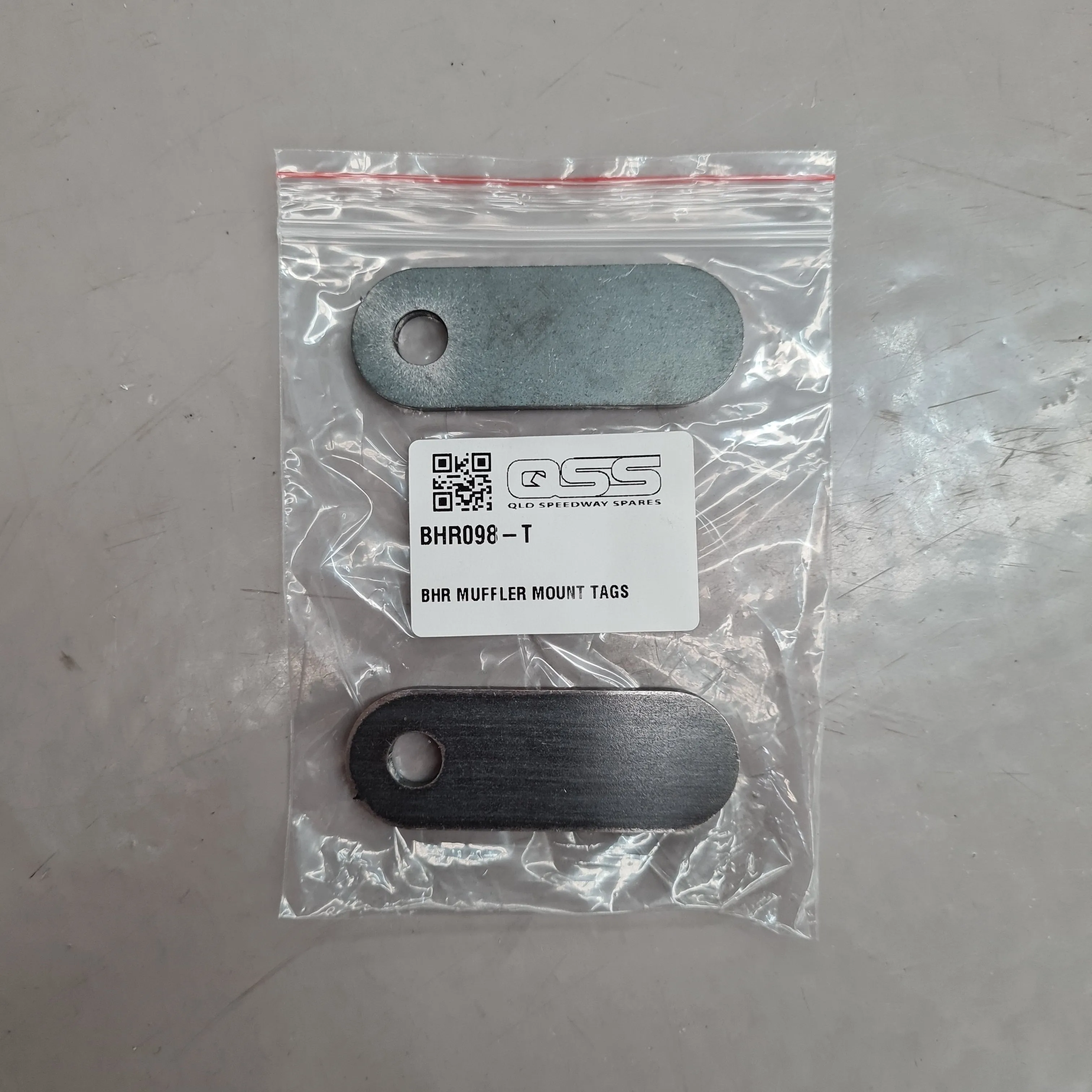 BHR Pair Of Muffler Mount Tags