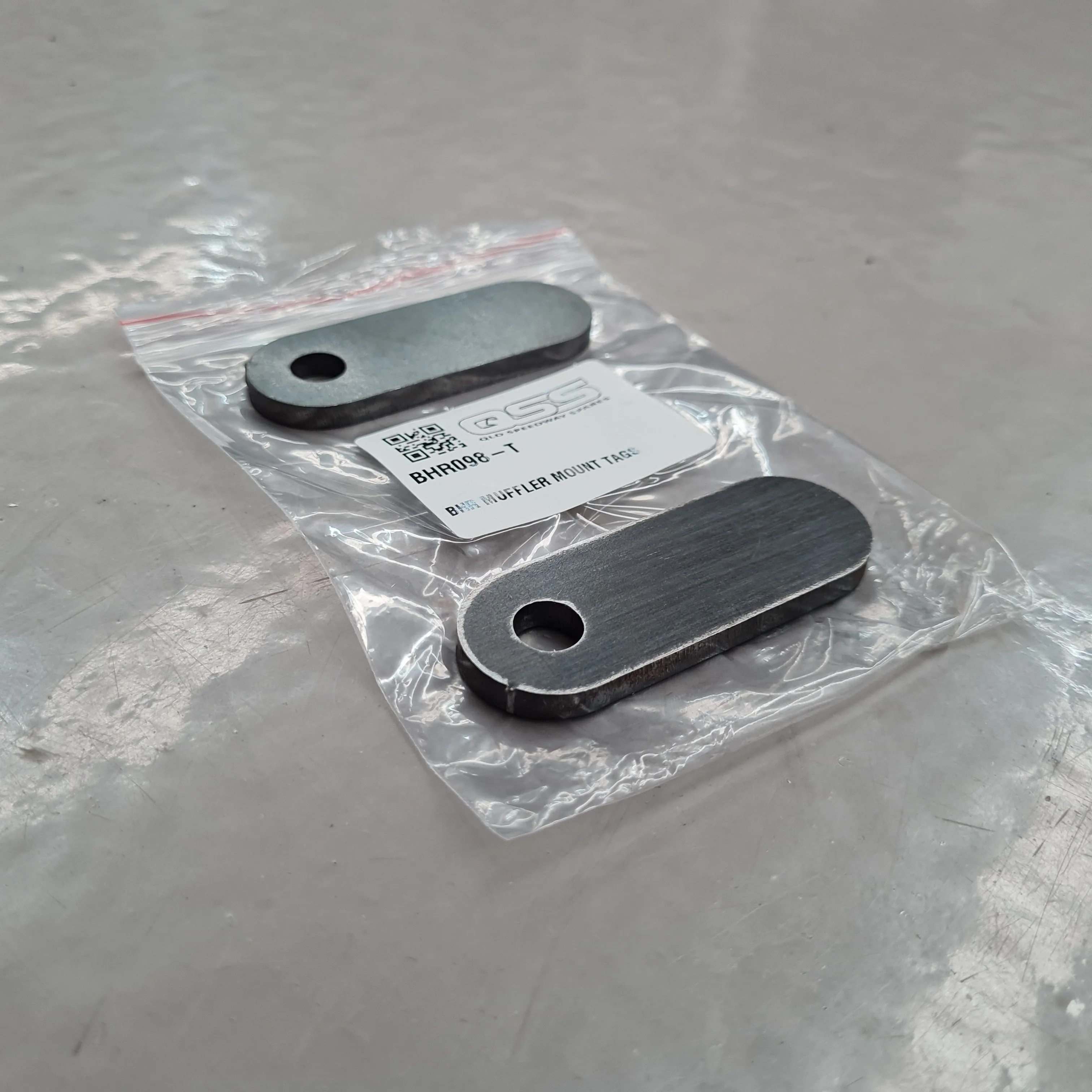 BHR Pair Of Muffler Mount Tags