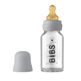 BIBS Baby Glass Bottle Complete Set 110ml | Cloud