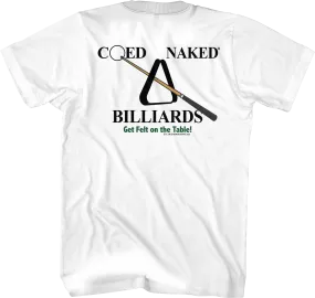 Billiards Coed Naked T-Shirt