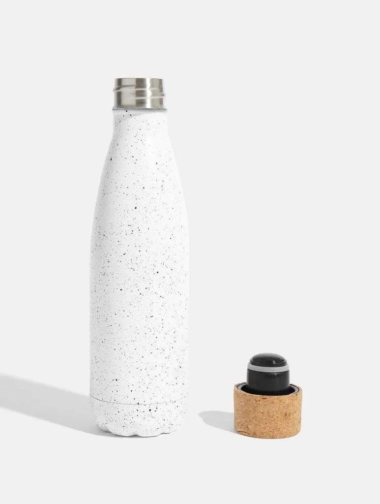 Black Speckle Water Bottle