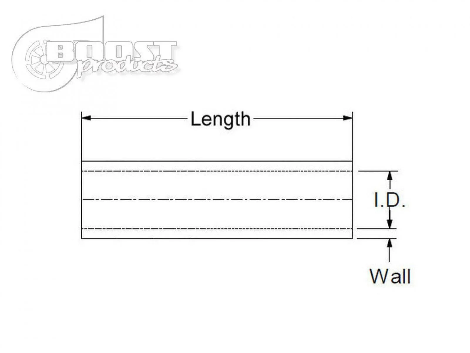 BOOST Products Silicone Coupler 10mm (3/8") ID, 75mm (3") Length, Black