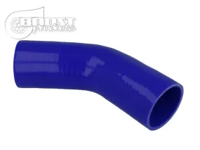 BOOST Products Silicone Elbow 45 Degrees, 70mm (2-3/4") ID, Blue