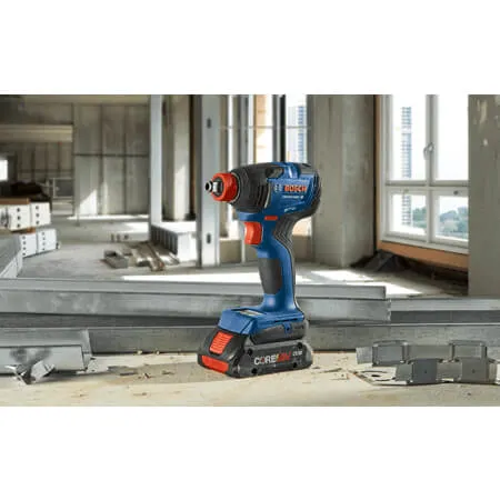 BOSCH GDX18V-1860CN 18V Brushless Connected-Ready Freak 1/4 In. and 1/2 In.Two-In-One Bit/Socket Impact Driver (Bare Tool)