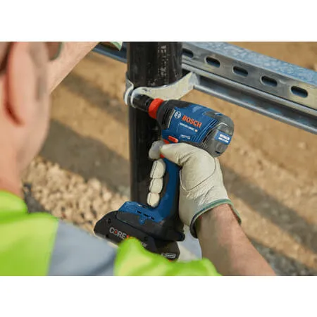 BOSCH GDX18V-1860CN 18V Brushless Connected-Ready Freak 1/4 In. and 1/2 In.Two-In-One Bit/Socket Impact Driver (Bare Tool)