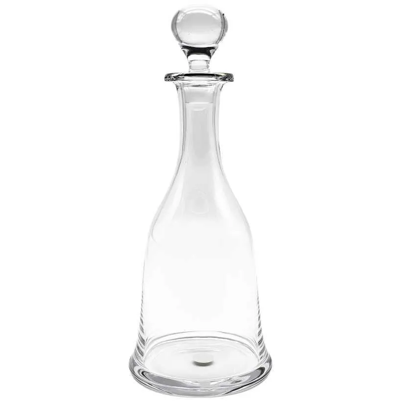 BOTTLE GLASS CLEAR 14x14x33cm