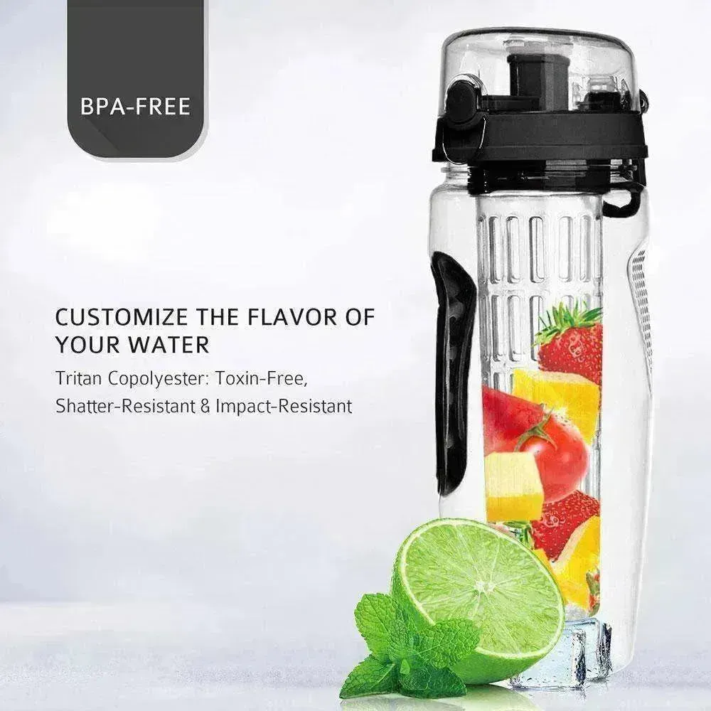 BPA-Free 1000ml Infuser Water Bottle