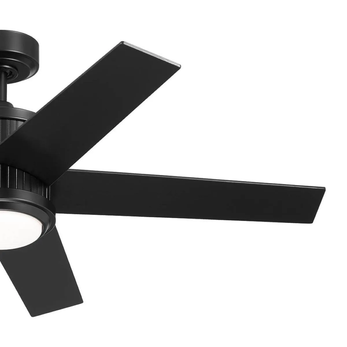 Brahm 48 Inch Satin Black LED Indoor Ceiling Fan with Remote