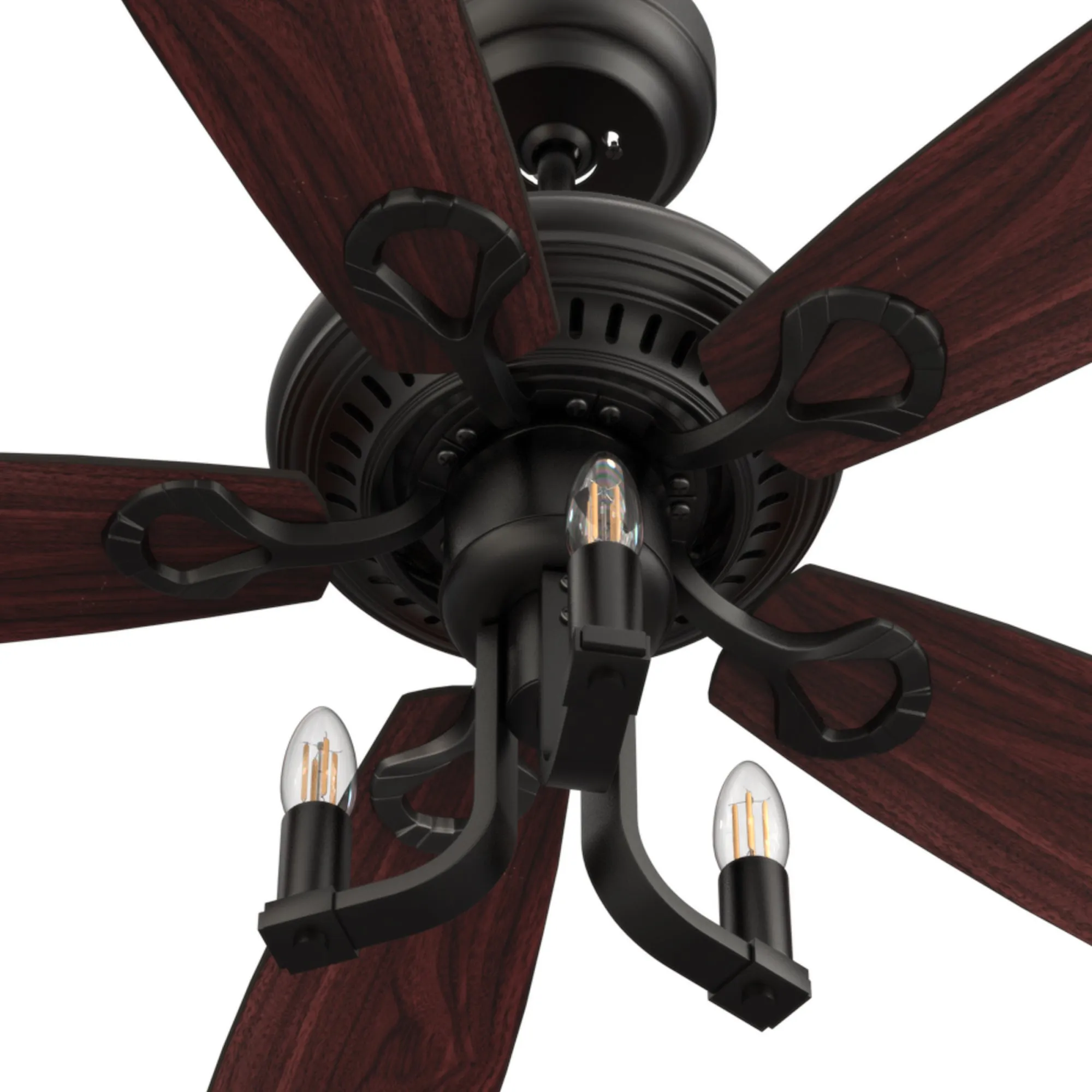 Bryson DC Ceiling Fan with Lights and Remote 52 inch 10 speed option