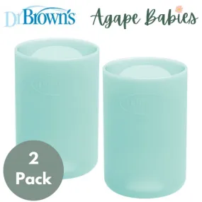 [Bundle of 2] Dr Brown's 4 oz/120 ml Narrow Glass Bottle Sleeve - Mint