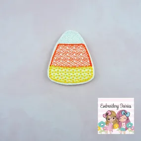 Candy Corn Motif Feltie Design