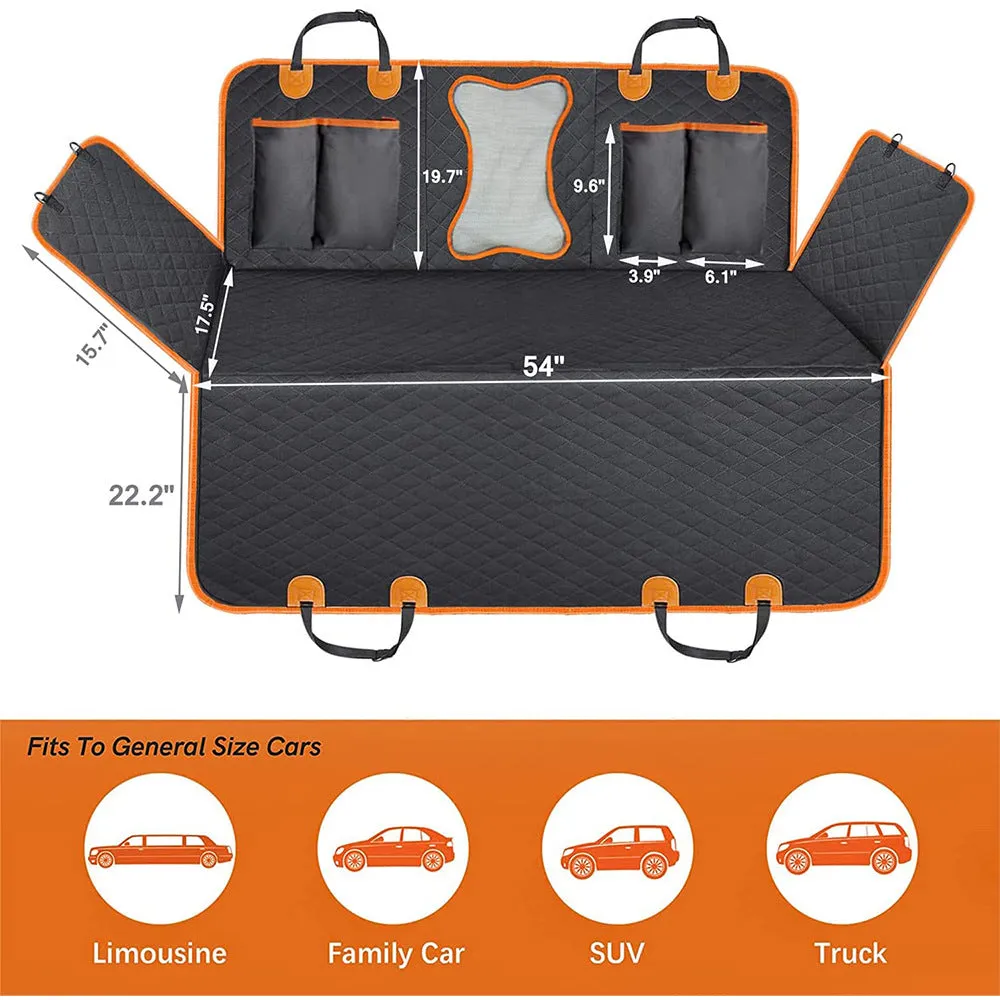 Car Back Seat Dog Mat Hammock Waterproof