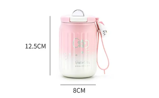 Cartoon Coffee Vacuum Cup 380ML