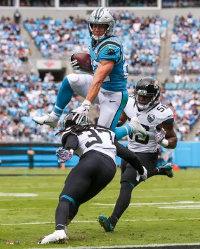 Christian McCaffrey "Up And Away" Carolina Panthers Premium 16x20 NFL Poster Print- Highland Mint