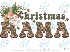 Christmas Mama  Sublimation pgn file